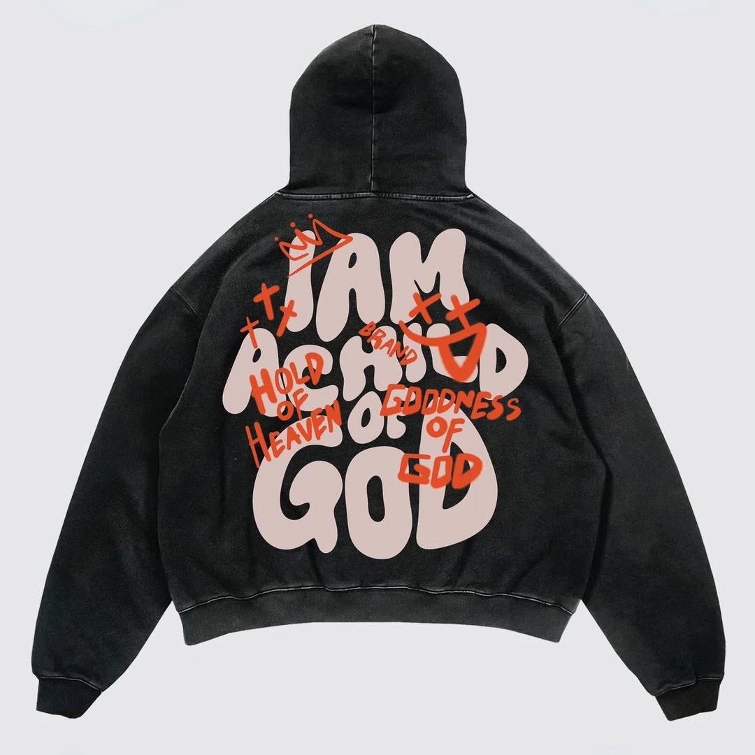 Harajuku Graffiti Hoodie – Oversized Streetwear Fit