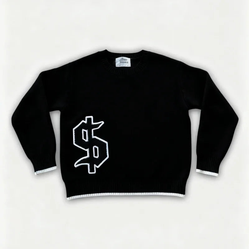 Men’s Y2K Dollar Graphic Sweater