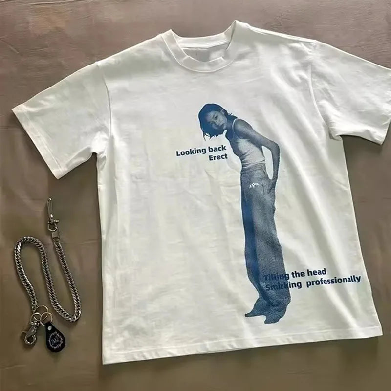 Looking Back Effect Tee